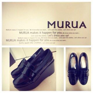 ムルーア(MURUA)のMURUA厚底ローファー(ローファー/革靴)