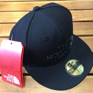 ザノースフェイス(THE NORTH FACE)のus northface×newera cap！ ノースフェイス キャップ 黒(キャップ)