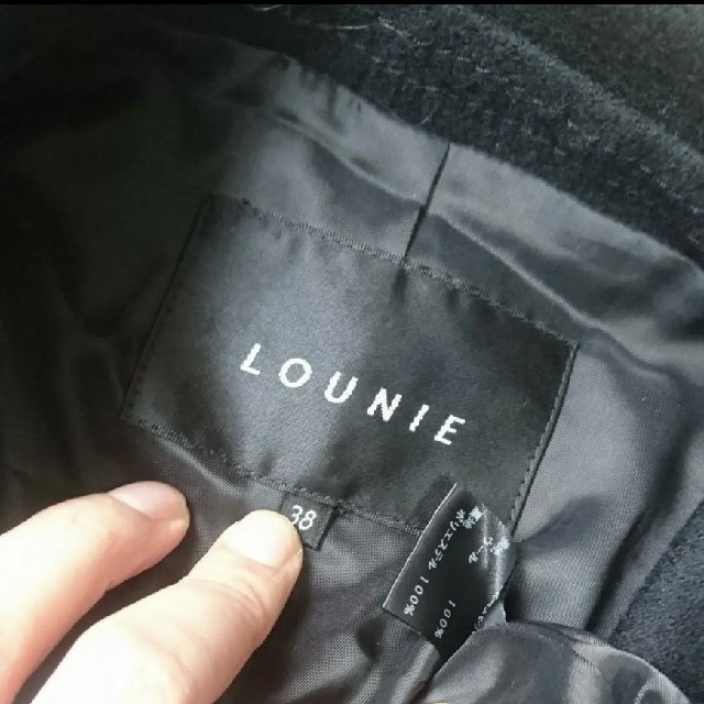 LOUNIE(ルーニィ)のLOUNIE ミドル丈コート レディースのジャケット/アウター(ロングコート)の商品写真