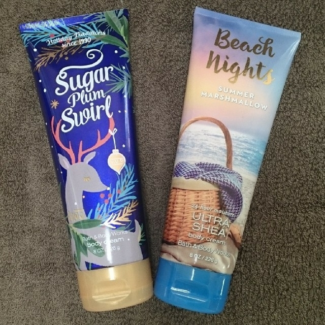 Bath & Body Works(バスアンドボディーワークス)のBath&body works  ボディクリーム2本セット コスメ/美容のボディケア(ボディクリーム)の商品写真