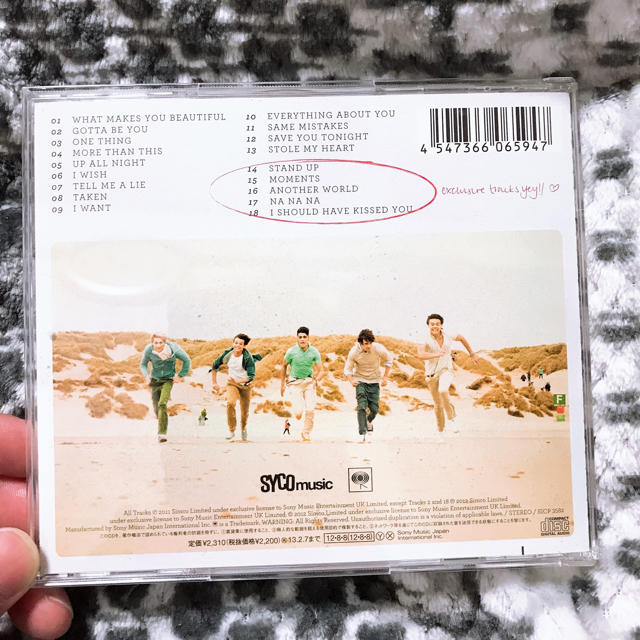 ONE DIRECTION  UP ALL NIGHT  CD エンタメ/ホビーのCD(ポップス/ロック(洋楽))の商品写真
