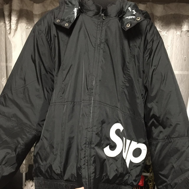 Supreme sideline logo parka