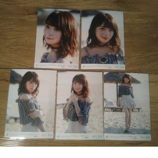 ノギザカフォーティーシックス(乃木坂46)の乃木坂46 秋元真夏 ジコチューで行こう！ 選抜Ver. 生写真 5種コンプ(アイドルグッズ)