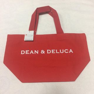 DEAN&DELUCA  トートバック レッド S  1350→1300(トートバッグ)