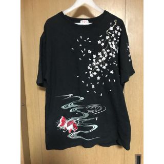 和柄 華風鳥月 Tシャツ 中古(Tシャツ/カットソー(半袖/袖なし))