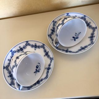 ロイヤルコペンハーゲン(ROYAL COPENHAGEN)の② 確認用 ロイヤルコペンハーゲン   アンティーク  C&S 2客 希少 レア(食器)