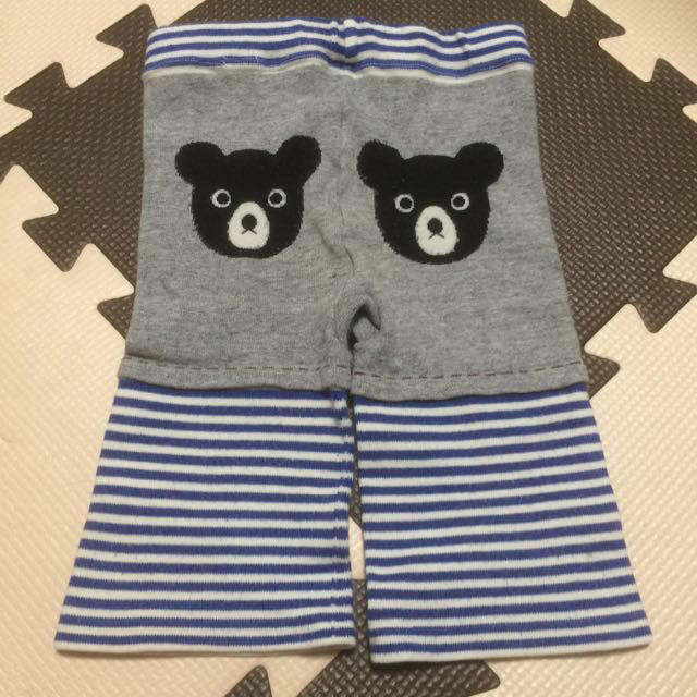 mikihouse(ミキハウス)のダブルビー 重ね着風スパッツ キッズ/ベビー/マタニティのキッズ服男の子用(90cm~)(その他)の商品写真