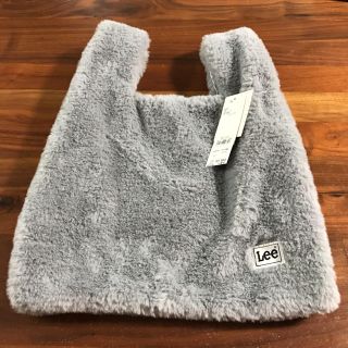 リー(Lee)のLee ファーバック 新品 グレー(トートバッグ)