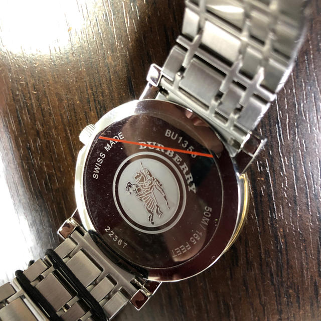 BURBERRY(バーバリー)のBURBERRY バーバリー腕時計-訳あり メンズの時計(腕時計(アナログ))の商品写真