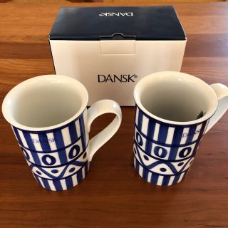 ダンスク(DANSK)のDANSK アラベスク マグカップ 2個セット(食器)