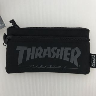 スラッシャー(THRASHER)のTHRASHER スラッシャー スマートフォン ポーチ BK/BK スマホ(その他)