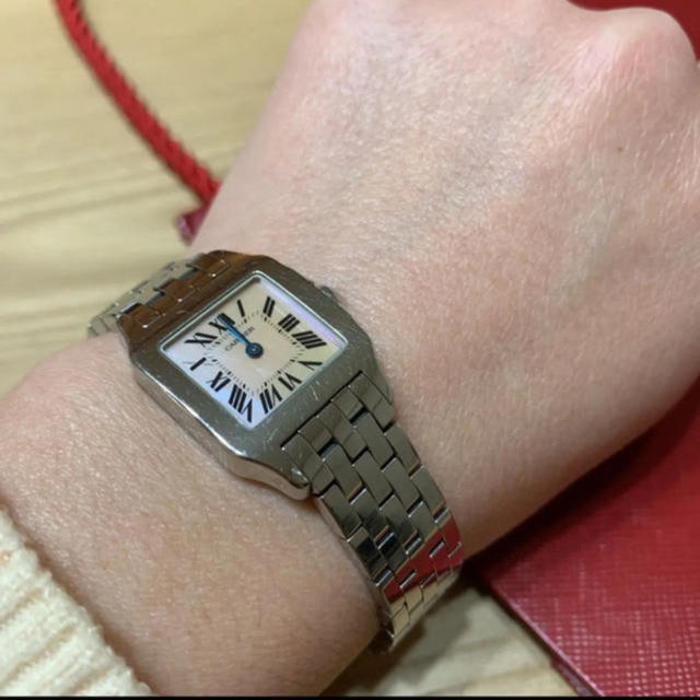 お値下げ致します☆Cartier サントスドゥアモゼル   ピンクシェル