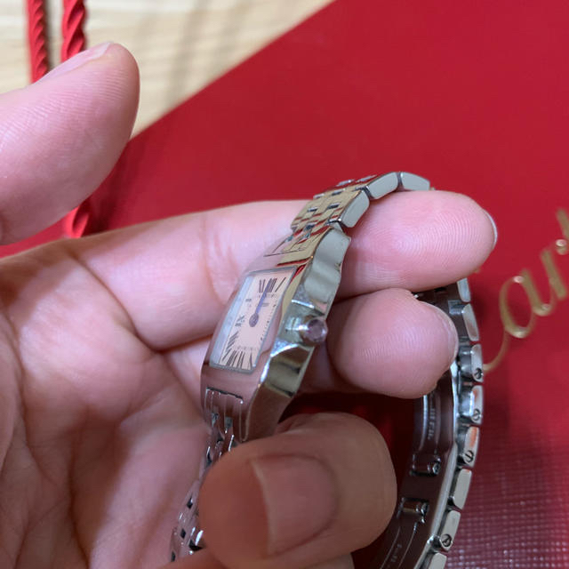 お値下げ致します☆Cartier サントスドゥアモゼル   ピンクシェル