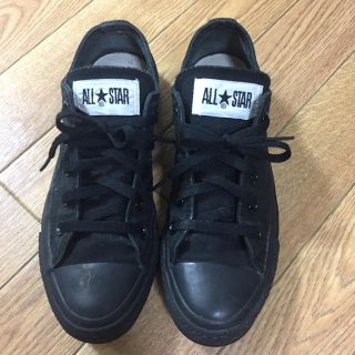 コンバース(CONVERSE)のコンバース スニーカー 黒 23センチ converse(スニーカー)