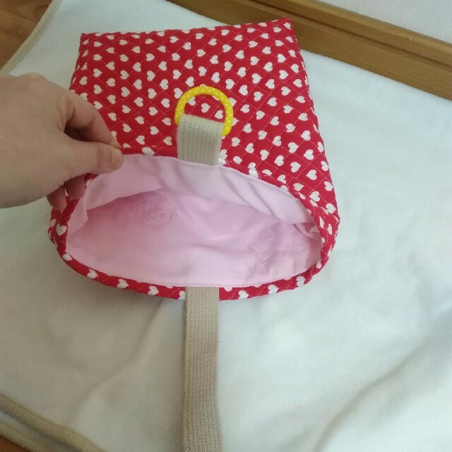 上履き入れ　ハンドメイド　女の子用 キッズ/ベビー/マタニティのこども用バッグ(シューズバッグ)の商品写真