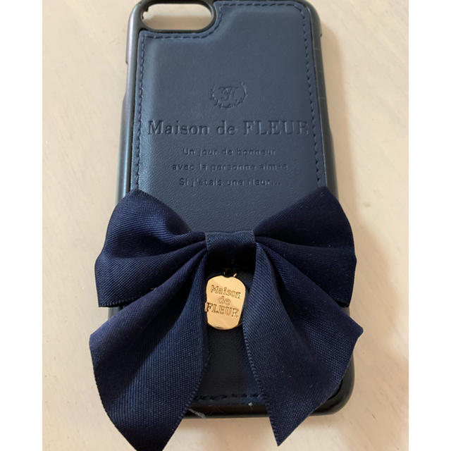 tory iphone8 ケース 激安 | Maison de FLEUR - 大人可愛い🎀ネイビーリボンiPhoneケース💓の通販 by あいすくりーむshop｜メゾンドフルールならラクマ