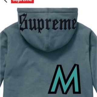 シュプリーム(Supreme)の【M】supreme old English hoodie(パーカー)