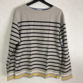 ビューティアンドユースユナイテッドアローズ(BEAUTY&YOUTH UNITED ARROWS)のロングスリーブ ボーダーTシャツ Lサイズ(Tシャツ/カットソー(七分/長袖))