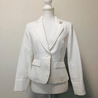 プロポーションボディドレッシング(PROPORTION BODY DRESSING)の入学式 白 ジャケット 9号(スーツ)