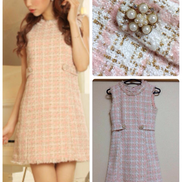 生産完了商品 ミシェルマカロン♡ツイードワンピ♡ | www.360healthservices.com
