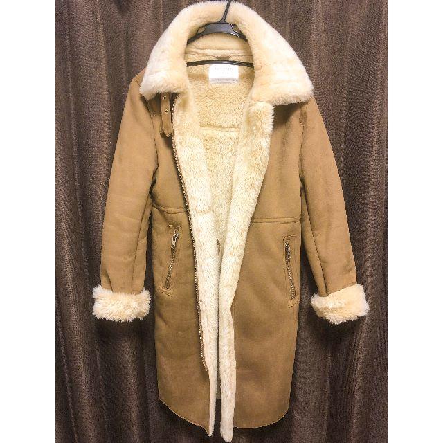 ZARA - 【size:M】ZARA ムートンコート【美品】