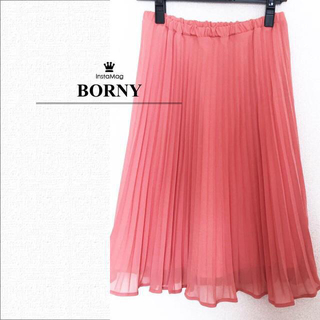 ボルニー(BORNY)の♡シフォンプリーツスカート♡(ひざ丈スカート)