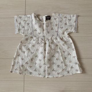 キャラメルベビー&チャイルド(Caramel baby&child )のうさぎ様専用♡最終価格tocotovintage 花柄ブラウス4y(ブラウス)