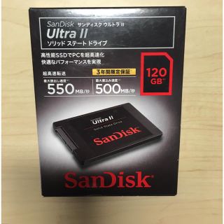 サンディスク(SanDisk)の(値下げ中）サンディスクSSD  120GB(PCパーツ)