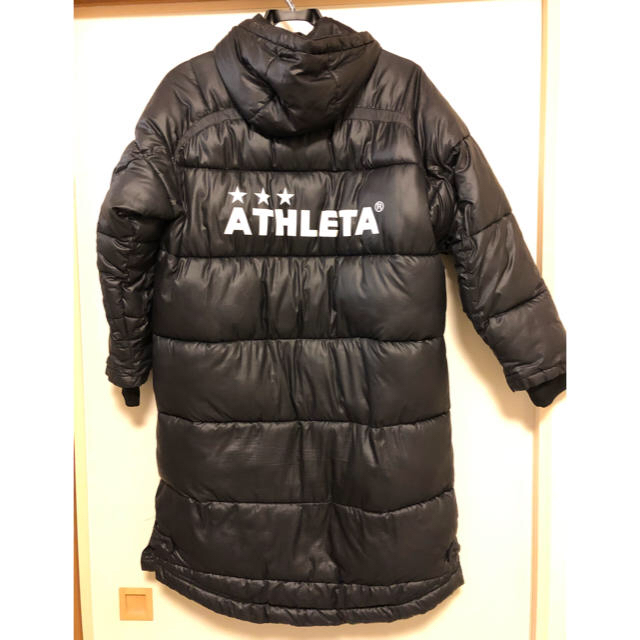 ATHLETA(アスレタ)のアスレタベンチコート 150㎝  黒  キッズ/ベビー/マタニティのキッズ服男の子用(90cm~)(コート)の商品写真