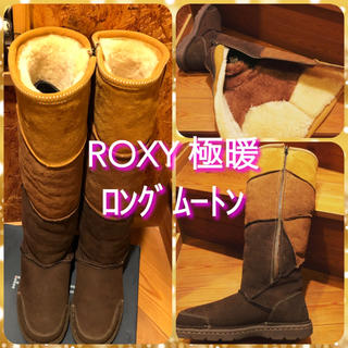 ロキシー(Roxy)の訳あり☆ROXYロングブーツ極暖ムートン23cm(ブーツ)