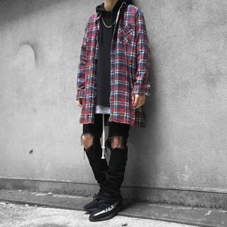 フィアオブゴッド(FEAR OF GOD)のロングフランネルシャツ(シャツ)