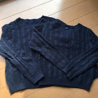 ユニクロ(UNIQLO)のユニクロ ケーブルニット 120.130(ニット)