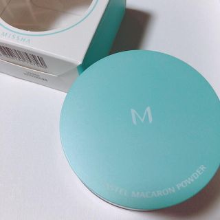 ミシャ(MISSHA)の♡ほぼ新品箱付き♡ミュシャマカロンパウダー(フェイスパウダー)