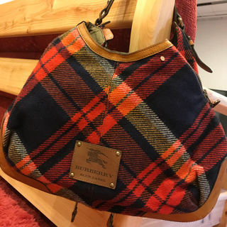 バーバリーブルーレーベル(BURBERRY BLUE LABEL)のレア♡Burberryチェックバッグ(トートバッグ)