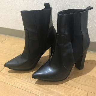 ザラ(ZARA)のザラ   ショートブーツ 黒 38 スタニングルアー ミラオーウェン イエナ 系(ブーツ)