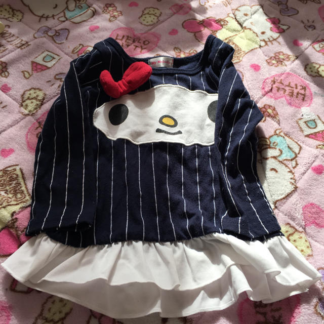 しまむら(シマムラ)のマイメロトップス90 キッズ/ベビー/マタニティのキッズ服女の子用(90cm~)(Tシャツ/カットソー)の商品写真