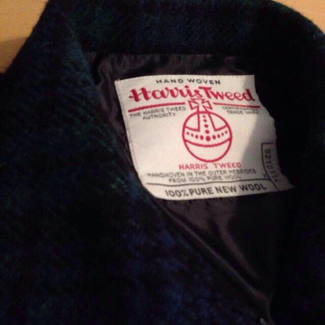 Harris Tweed(ハリスツイード)のハリスツイードチェックジャケット レディースのジャケット/アウター(テーラードジャケット)の商品写真