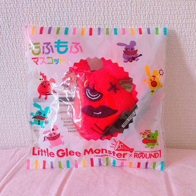 Little Glee Monster もふもふマスコット 赤の通販 By うさぎ S Shop ラクマ