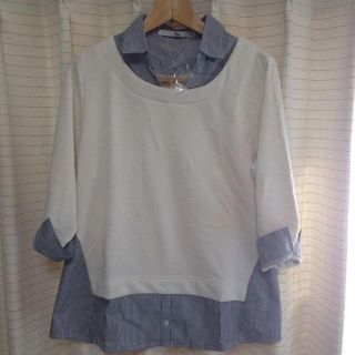 ビームス(BEAMS)の新品♡重ね着風♡プルオーバー(トレーナー/スウェット)