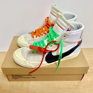 オフホワイト(OFF-WHITE)のNIKE OFF WHITE THE 10 BLAZAR MID 25.5cm(スニーカー)