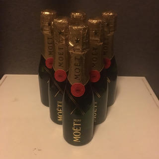 モエエシャンドン(MOËT & CHANDON)のMOET&CHANDON モエシャンドン 200ml ミニボトル 新品6本セット(シャンパン/スパークリングワイン)