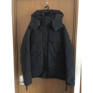 カナダグース(CANADA GOOSE)の極美品 別注 カナダグース カムループス ブラックディスク S 黒 (ダウンジャケット)