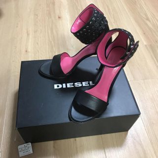 ディーゼル(DIESEL)のdiesel  サンダル アンクレットピンヒール  2018ss  24.0㎝(サンダル)