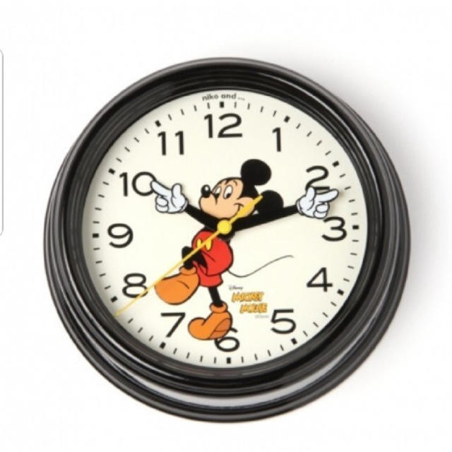 Disney(ディズニー)のビビさま専用【値下げ】ニコアンド ミッキー  壁掛け時計 インテリア/住まい/日用品のインテリア小物(掛時計/柱時計)の商品写真