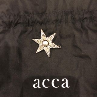 アッカ(acca)のacca  スターピン  新品同様(ヘアピン)