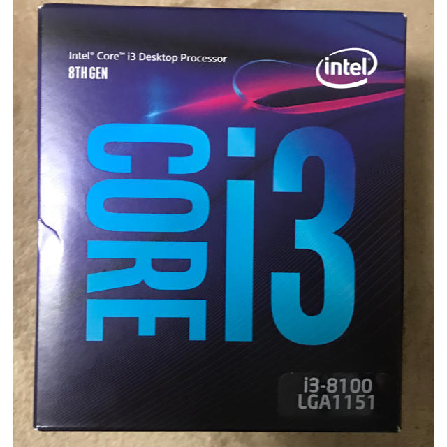 Intel CPU Core i3-8100 Intel CPU Core i3-8100