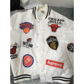 シュプリーム(Supreme)の supreme  nba NIKE ジャケット(スタジャン)