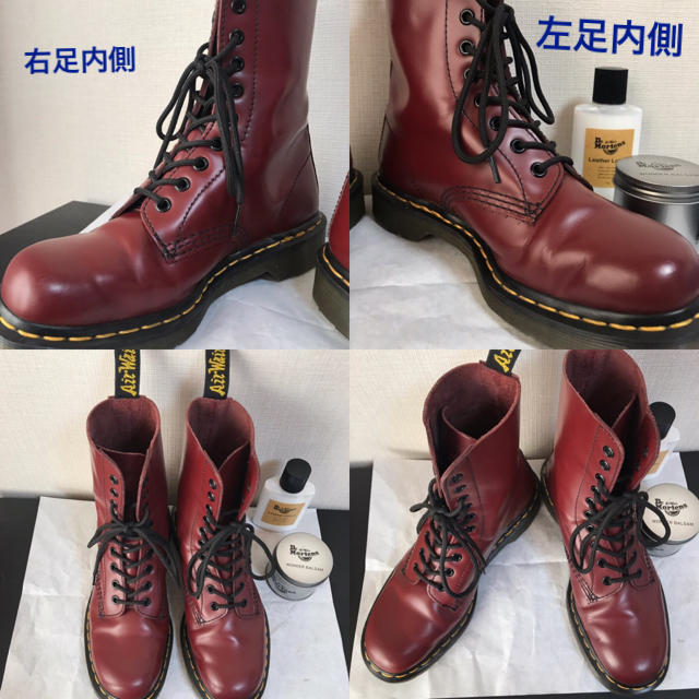 Dr.Martens - ドクターマーチン 10ホール チェリーレッド UK6の通販 by