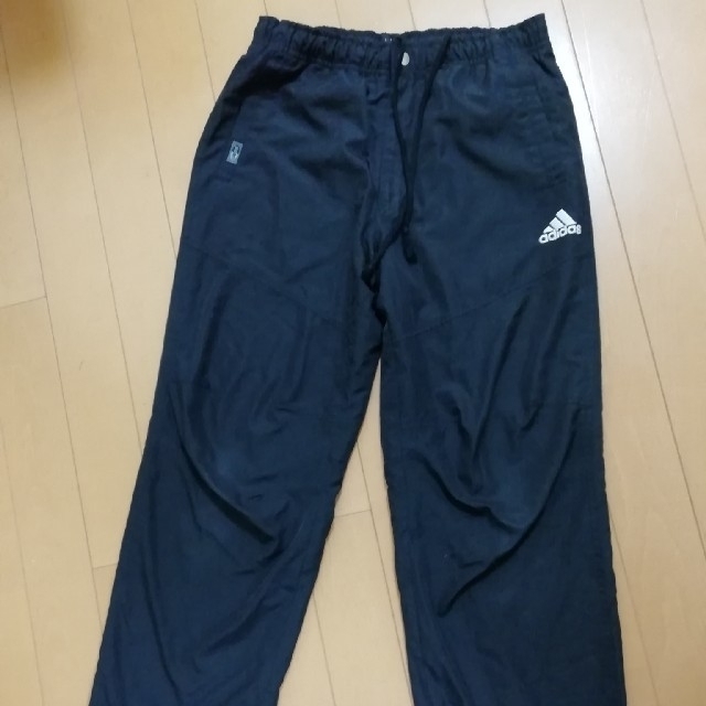 adidas(アディダス)のadidas　男児裏地起毛ナイロンパンツ140センチ　美品 キッズ/ベビー/マタニティのキッズ服男の子用(90cm~)(パンツ/スパッツ)の商品写真