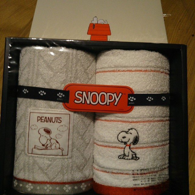 SNOOPY(スヌーピー)のSNOOPY スヌーピーハンドルタオルセット エンタメ/ホビーのアニメグッズ(タオル)の商品写真